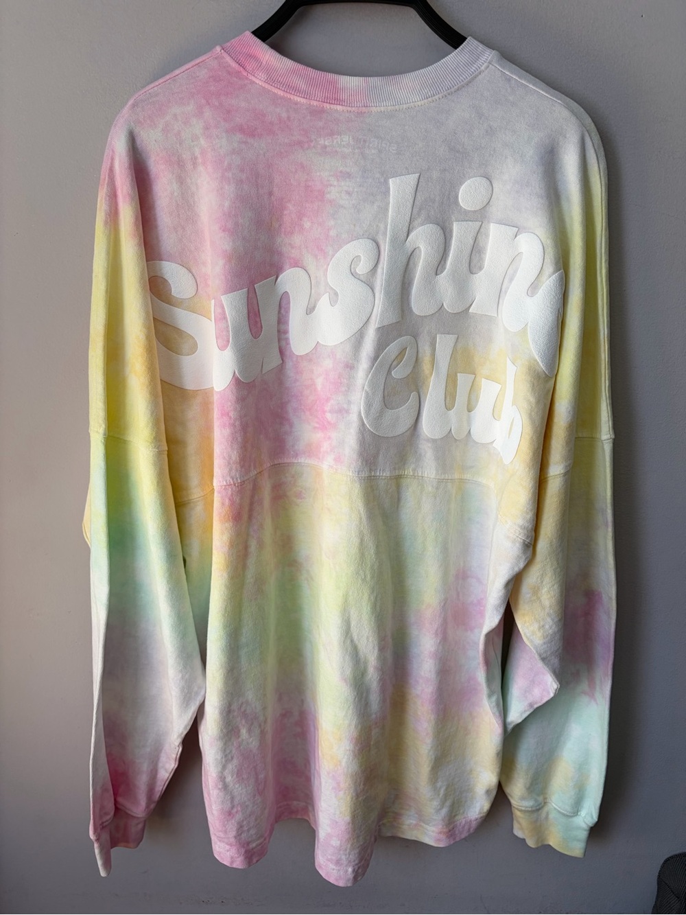 Spirit Jersey Sunshine Club Long Sleeve Unisex Tie Dye Tee
